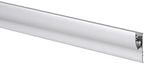 STAS Paper Rail 78.7'' - Wall-Mounted Display for Posters, Photos, Memos, and Drawings - Silver