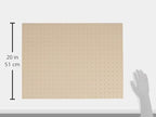Rolyan Splinting Material Sheet, Polyflex II, Beige, 1/8" x 18" x 24", 1% Perforated, Single Sheet