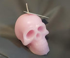 3D Skull Candle Silicone Molds Set, Skull Mold and 6 Holes Mini Candle Mold, The First Choice As Gift for Halloween Plaster Decoration Clay Soap Making Cake Fondant Mould Festival Gifts