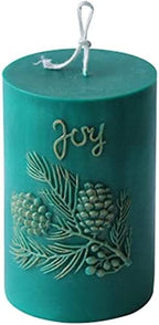 3D Cylinder Pine Cone Candle Mold,Silicone Clay Soap Mould for Making Soy Wax Beeswax Candles Handmade Art Craft