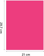 A4 Origami Paper Magenta 100 Sheets, 8.27×11.7 inch Double Sided Color Easy Fold Big Origami Paper A4 Colored Copy Papers Thin 70gsm for Beginners, DIY handwork Art Craft Projects (210 x 297 mm)