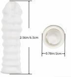 Finger Cot, Medium Finger Protectors Latex Anti-Static Finger Covers, Finger Tip Protect Keeping Dressing Dry and Clean Disposable Finger Gloves White(approxi 270pcs)