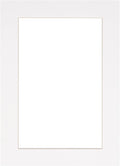 Poster Palooza 8x10 Mat Bevel Cut for 5x8 Photos - Acid Free White Precut Matboard - For Pictures, Photos, Framing - 4-ply Thickness