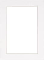 Pack of Ten Acid Free 8x10 Mats Bevel Cut for 5.5x8.5 Photos - White Precut Matboards with Backing Boards and Self Seal Photo Mat Bags for Pictures, Photos, Framing - 4-ply Thickness