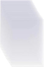 15 Pack 6 Mil Clear Mylar Stencil Sheets, 12" x 24" Blank Stencils, Reusable Template Material, Make Your Own Stencil Compatible Vinyl Cutting Machine
