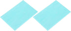 MECCANIXITY 2 Pcs Stained Glass Sheet Mosaic Tile 7.9 Inch x 5.9 Inch Sky Blue Stained Glass Sheets for Crafts DIY Art Project