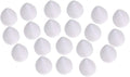 EORTA 80 Pieces Fondant Flower Forming Holders Oval Foam Flower Modeling Support Sugar Fondant Flowers Making Accessories for DIY Sugarcraft Baking Art, Small, 2X2.5 CM