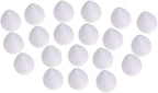 EORTA 80 Pieces Fondant Flower Forming Holders Oval Foam Flower Modeling Support Sugar Fondant Flowers Making Accessories for DIY Sugarcraft Baking Art, Small, 2X2.5 CM