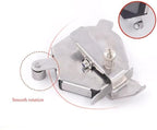 Bequilter Upgraded Multifunctional Magnetic Seam Guide for Sewing Machines, Adjustable Sewing Guide for Precise Stitching, Universal Sewing Supplies and Accessories (Silver and Gold)