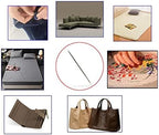 4“ Upholstery Large Eye Long Needle Apply to Home or Work Hand Sewing Tapestry Embroidery (4 inchX2 + Leather)