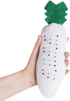White Radish Pin Cushion,Large Pincushions,Cute Pin Cushions Needle Holders for Sewing Quilting Accessory, DIY Crafts or Patchwork Decor