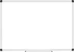 XBoard Magnetic Whiteboard 36 x 24 Inch, Dry Erase White Board for Wall with Marker Tray 3' x 2' | Aluminum Frame Message Presentation Board for Home School & Office