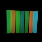 guangyintong Glow in The Dark Heat Transfer Vinyl HTV Rolls, 12" x 8ft Luminous Green Iron on Vinyl for T-Shirts Costumes, PU Elastic HTV Vinyl for All Cutter Machines Easy to Cut & Weed