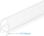 MECCANIXITY PVC Poster Hanger Rail Poster Strip Bar 150cm/59inch Clear with Clips for Poster, Map, 4 Set