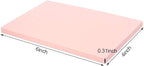 SGHUO 12pcs 4"x6" Pink Rubber Carving Blocks Linoleum Block Stamp Making Kit