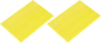 MECCANIXITY 2 Pcs Stained Glass Sheet Mosaic Tile 7.9 Inch x 5.9 Inch Yellow Stained Glass Sheets for Crafts DIY Art Project