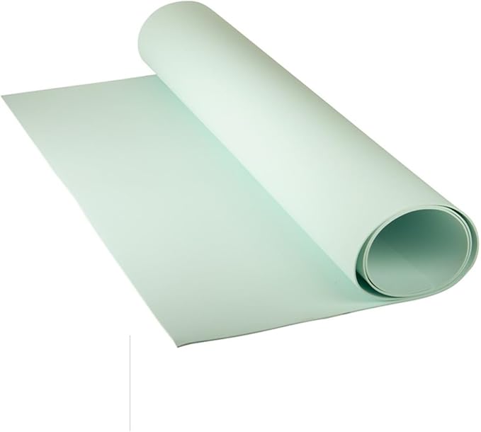 LotusFoam Large 3mm EVA Foam Sheet - 44"x 85" High Density Foam 130 kg/m3 for Cosplay, Costumes, Crafts, Flooring, Outdoor Use - 35 Colors (Sea Green) - Sea Green