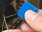 Automatic Needle Threaders for Hand Sewing, 2025 Upgrade Embroidery Floss, Sewing Machine Needle Threader, Sewing Supplies Tool, Fits All Needle Sizes (20, Yellow)