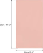MECCANIXITY 50 Sheets Heat Reactive Foil, 20x29cm Rose Gold Foil Transfer Sheets Toner Reactive Foil Transfer Foil Sheets Hot Foil Stamping Paper for Crafts DIY Cardmaking Album Decoration