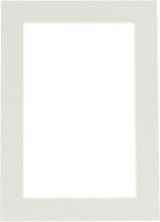 8x10 Mat for 6x8 Photo - Precut Grey Picture Matboard for Frames Measuring 8 x 10 Inches - Bevel Cut to Display Art Measuring 6 x 8 Inches - Acid Free ONE MAT with Backing Board & Clear Bag