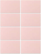 SGHUO 8pcs 4"x6" Rubber Carving Blocks, Soft Linoleum Block for Printmaking, Rectangle Linocut Blocks Stamp Carving Tools, Easy Cut Lino Blocks Crafts Making Kit (Pink)
