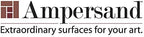 Ampersand Art Supply Wood Gesso Art Painting Panel: Canvas Texture, 3/8 Inch Depth, 6" x 12"
