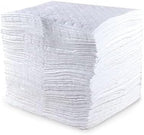 CTRL+Z Oil Absorbent Pads - 15"x18" Maximum Absorption Oil Spill Mat - Fast Cleanup for Industrial Use - 100 Pack