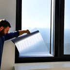 Rockrose Professional Window Tint for Home – One Way Privacy Window Film for Home Offices Heat Blocker Reflective Adhesive Mirror Tint with 99% UV Block – Silver 24 in x 25FT