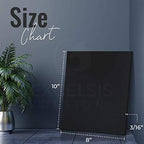 Black Foam Board 8 x 10 x 3/16" (5mm) Inch, 15 Pack Acid-Free Foam Core Poster Board Sheets for Art, Crafts, Presentation, Vision Board, Signboard, and Party Decorations