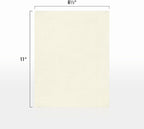 LUXPaper 8.5" x 11" Paper | Letter Size | Natural Linen | 80lb. Text | 250 Qty