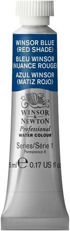 Winsor & Newton Professional Water Colour Paint, 0.17-oz Tube, Winsor Blue Red Shade