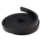 DOBTIM Rubber Strips 1/2(.500)" Thick X 1" Wide X 10'Long, Solid Rubber Rolls Use for Gaskets DIY Material, Supports, Sealing, Bumpers, Protection, Abrasion, Black
