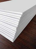 White Foam Board 16 x 20 x 3/16" (5mm) Inch, 15 Pack Acid-Free Foam Core Poster Board Sheets for Art, Crafts, Presentation, Vision Board, Signboard, and Party Decorations
