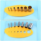 Honoson 24 Pcs Clay Sculpting Tools Kits Polymer Clay Tools DIY Set with Roller, Acrylic Sheet, Scraper Backing Board, Round Circle Shape Cutter, Shaping for Art Craft(Colorful)