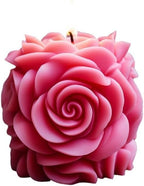 Rose Pillar Candle Silicone Mold Handmade Valentine's Day Mother's Day Flower Bouquet Soap Gypsum Resin Molds Wedding Decor Crafts Gifts (1)