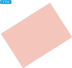 PATIKIL A4 Size Guided Reading Sheet, 5pcs Correction Lighting Gel Filter Colored Overlay Transparent Color Film for Classroom Photo Studio, Light Orange