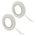 HAHIYO White 0.5Inch Wide Floral Tape, Waterproof Florist Tape Flower Wrap Adhesive Waterproof Decorative Tape for Bouquet Stem Wrapping Flower Arranging and Floral Craft, 2Rolls 200Feet/66Yard Total