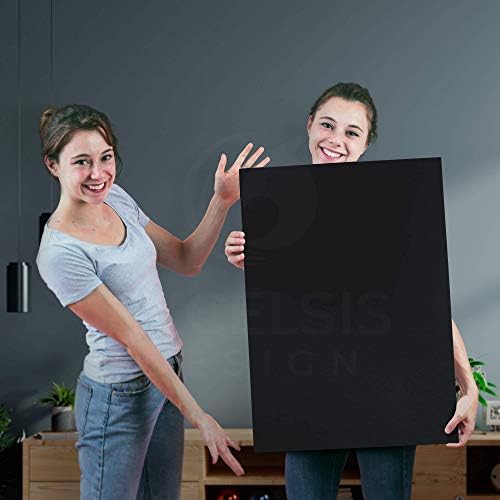 15 Pack Foam Board | Black Foam Board 3/16 Inch Thick Black Core Mat | Backing Board for Presentations, Signboards, Arts, Display and Crafts with Double-Sided Sheet - 16x20 Inches
