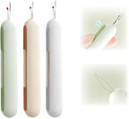 2 in 1 Needle Threader Seam Ripper, Upgraded Sewing Kit Tool for Needle Threading and Seam Removal, Quilting Stitching Supplies for Elderly and Sewing Enthusiasts (3 PCS)