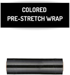 PSBM Black Stretch Wrap, 15 Inch x 1476 Feet, 4 Pack, Tinted Pre-Stretched Shrink Wrap Film for Moving, Packaging, Pallet Wrapping