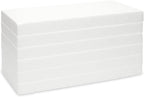 Juvale Craft Foam Blocks - 6-Pack, 12 x 6 x 1 in, White - Flat Foam for Flowers - DIY Floral Arrangement