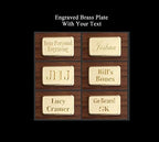 Alex Cramer The Nines Double 9 Domino Set - American-Made Solid Walnut Case Holds Our 55-Piece Domino Set for Adults