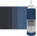 LUKAS CRYL Studio Artists Paint High Pigment Concentration Paint - 250 ml Bottle - Prussian Blue