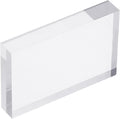 PATIKIL Acrylic Stamp Block, 1 Pack Clear Stamping Block with Grid Lines Decorative Mounting Blocks Set Rectangle for Scrapbooking Crafts Card Making