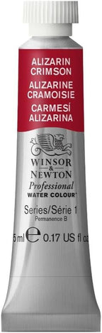 Winsor & Newton Professional Water Colour Paint, 0.17-oz Tube, Alizarin Crimson