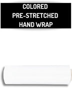 PSBM White Stretch Wrap, 15 Inch x 1476 Feet, 72 Pack, Tinted Pre-Stretched Shrink Wrap Film for Moving, Packaging, Pallet Wrapping