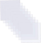 15 Pieces 6 mil Blank Stencil Sheets, 12 x 12 Inch Clear Blank Material Mylar Templates, Square Blank Stencil Template for Vinyl Cutting Machine/Silhouette Stencils Material