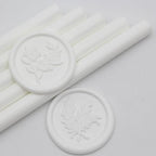 52pcs White Wax Sealing Sticks, Andotopee Glue Gun Adhesive Seal Sticks for Stamp Seals, Premium Sealing Wax for Envelope Seals Wedding Invitation Craft Adhesive, Great Gift Ideas (Mini Size)
