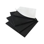 4 Pieces Neoprene Rubber Pads with Adhesive Backing 1/4 in Thick x 6 in x 6 in, Anti Vibration Pads, Rubber Block for Anti-Slip, Shock Absorption, Protection