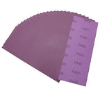 Sandpaper 400 Grit,Wet Dry Sanding Sheets,High Performance Ceramic Abrasive Sand Paper for Wood Furniture Finishing,Metal Grinding,Automotive Polishing,9 x 3.6 Inch,25-Pack